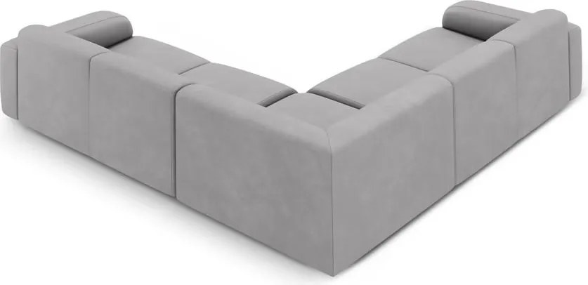 Világosszürke sarokkanapé (variálható-L alakú) Molino – Micadoni Home
