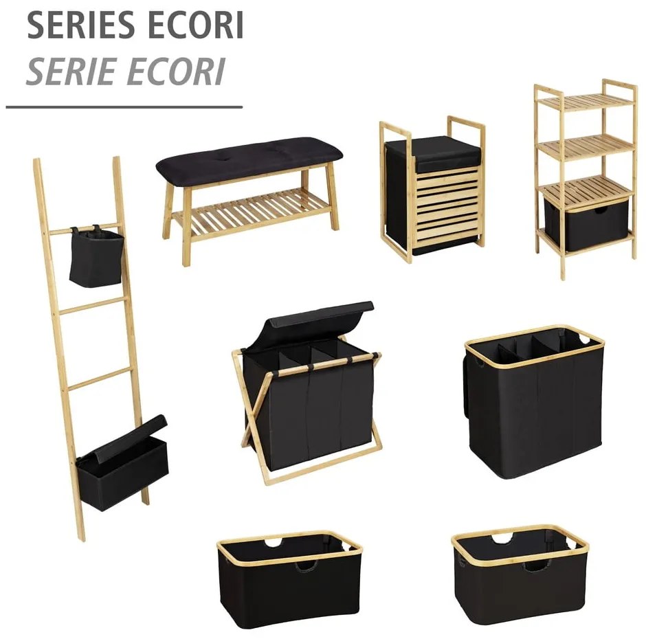 Textil szennyeskosár 32 l Ecori – Wenko