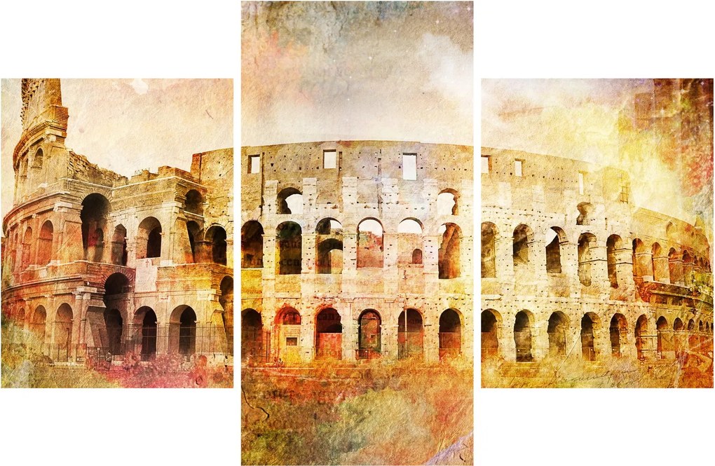 Kép - Digitális festészet, Colosseum, Róma, Olaszország (90x60 cm)