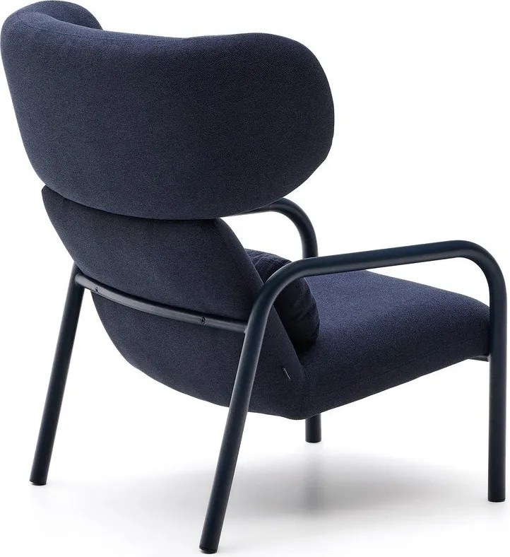Sötétkék fotel Inari – Kave Home