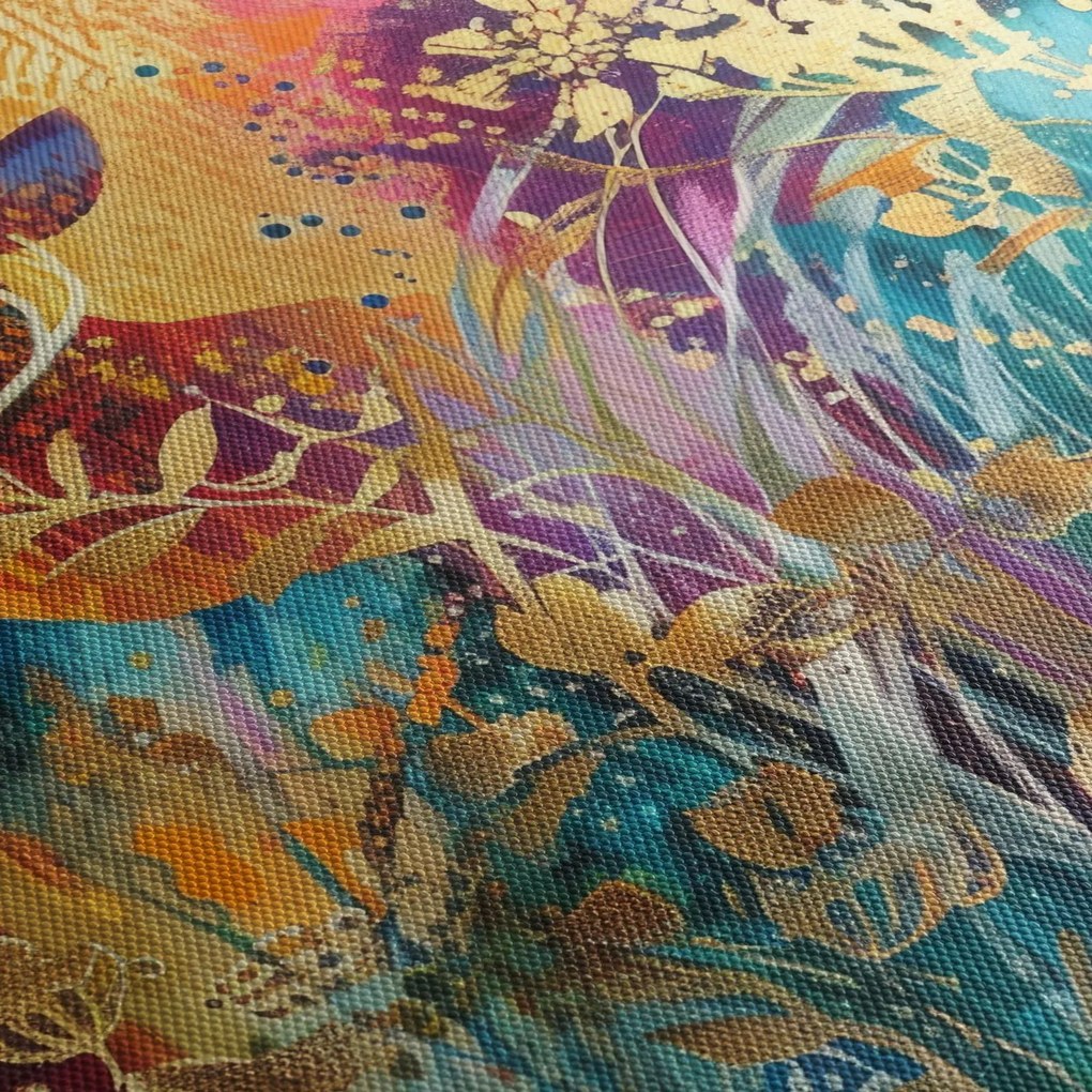 Kép - Absztrakt festmény a természetről (90x60 cm)