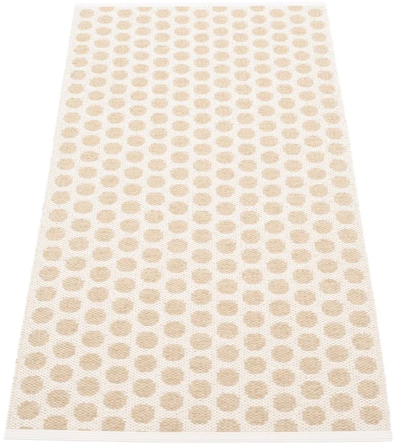 Bézs-krémszínű kültéri-beltéri futószőnyeg 70x150 cm Noa Beige Vanilla – Pappelina