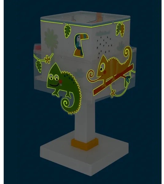 Dalber 63311N - LED gyereklámpa HAPPY JUNGLE 1xG4/4W/230V színes