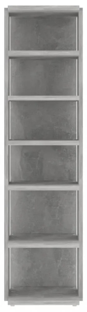 2 db betonszürke cipősszekrény 27,5 x 27 x 102 cm