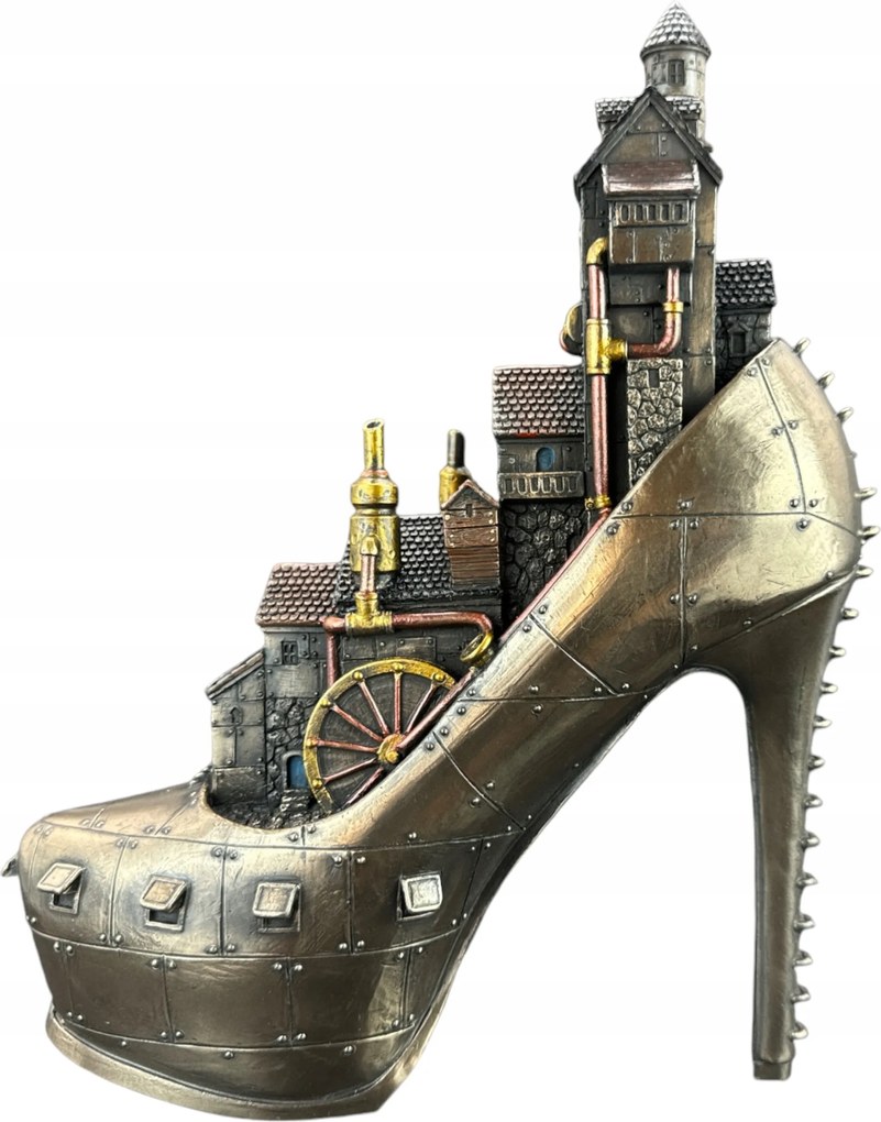 Figura Szobor Steampunk szobor Város Domb Tűsarkú Veronese WU76936