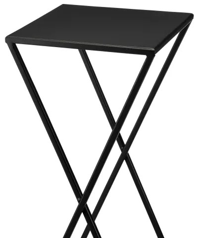 Virágállvány 95x78 cm fekete