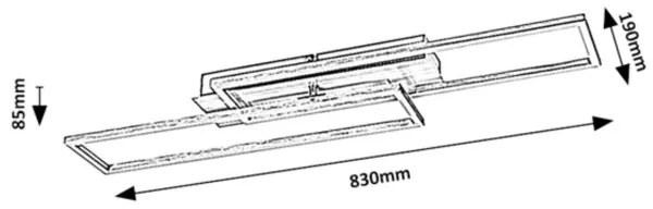Rabalux 71012 - LED dimmelhető mennyezeti lámpatest DEMETRIUS LED/40W/230V 4000K
