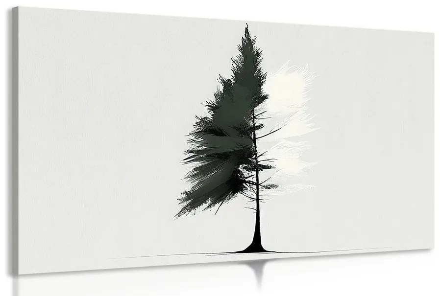 Kép minimalista fenyőfa