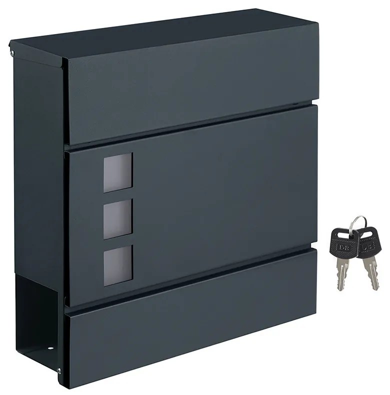 Postaláda újságtartóval