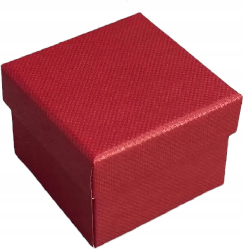 Ékszer díszdoboz, kis piros dobozka