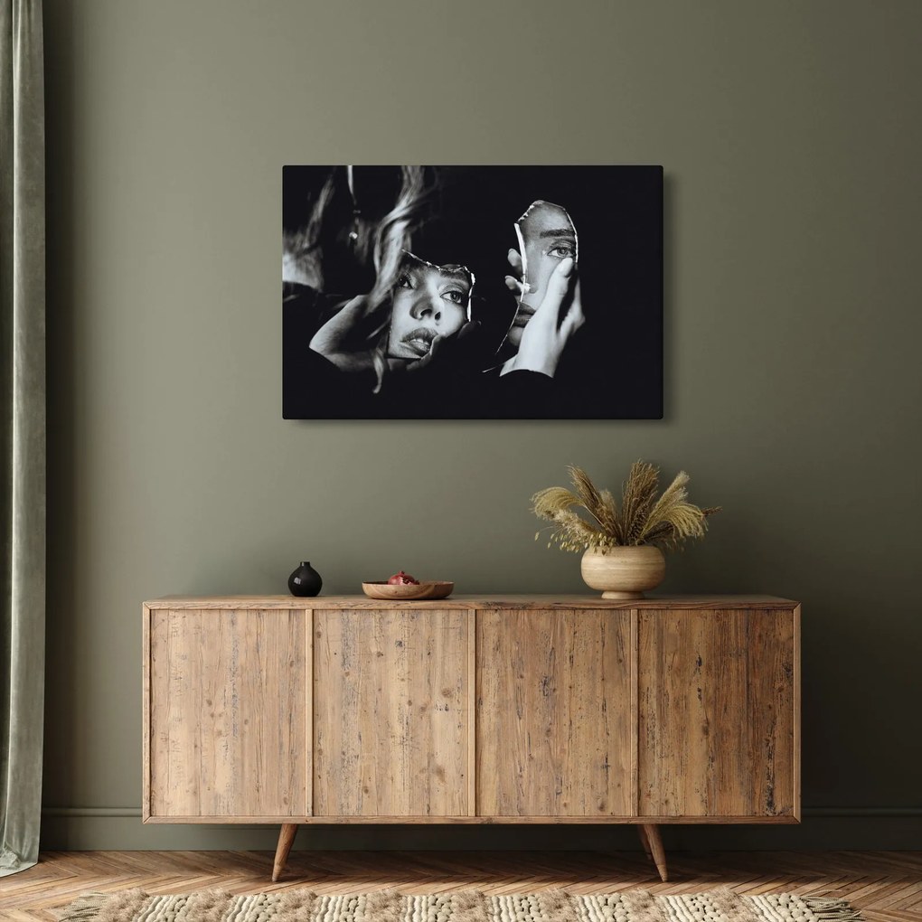 Kép - Tükörbe nézve (90x60 cm)