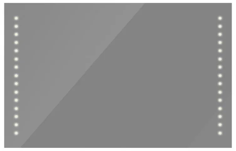 Fürdőszobatükör LED-fényekkel 100 x 60 cm (Ho x Ma)