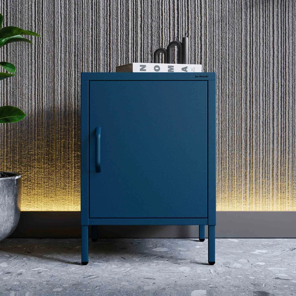 Éjjeliszekrény MIA, 424 x 595 x 400 mm, Modern: sötétkék