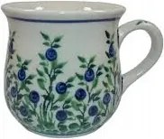 Kerámia Bögre Z.c. Bolesławiec Magnólia 0,25L Dek 1208 Bogyós Gyümölcsök