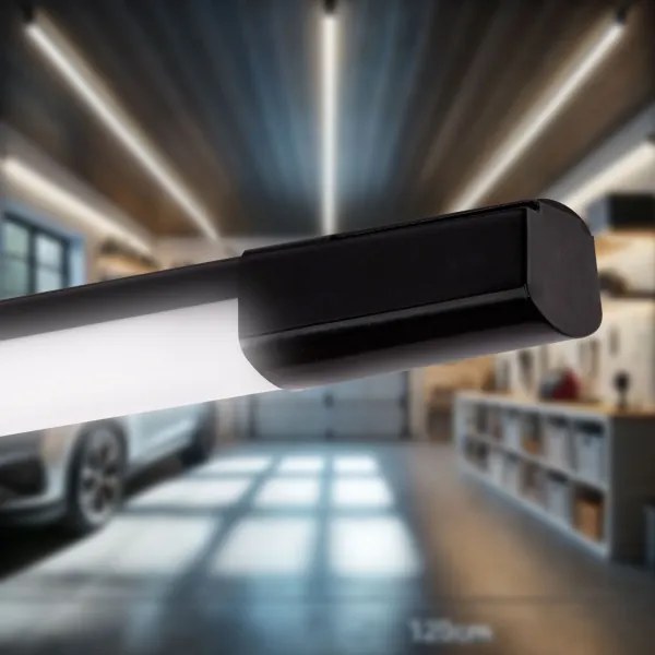 LED Pultmegvilágító LED/36W/230V 4000K 120 cm fekete