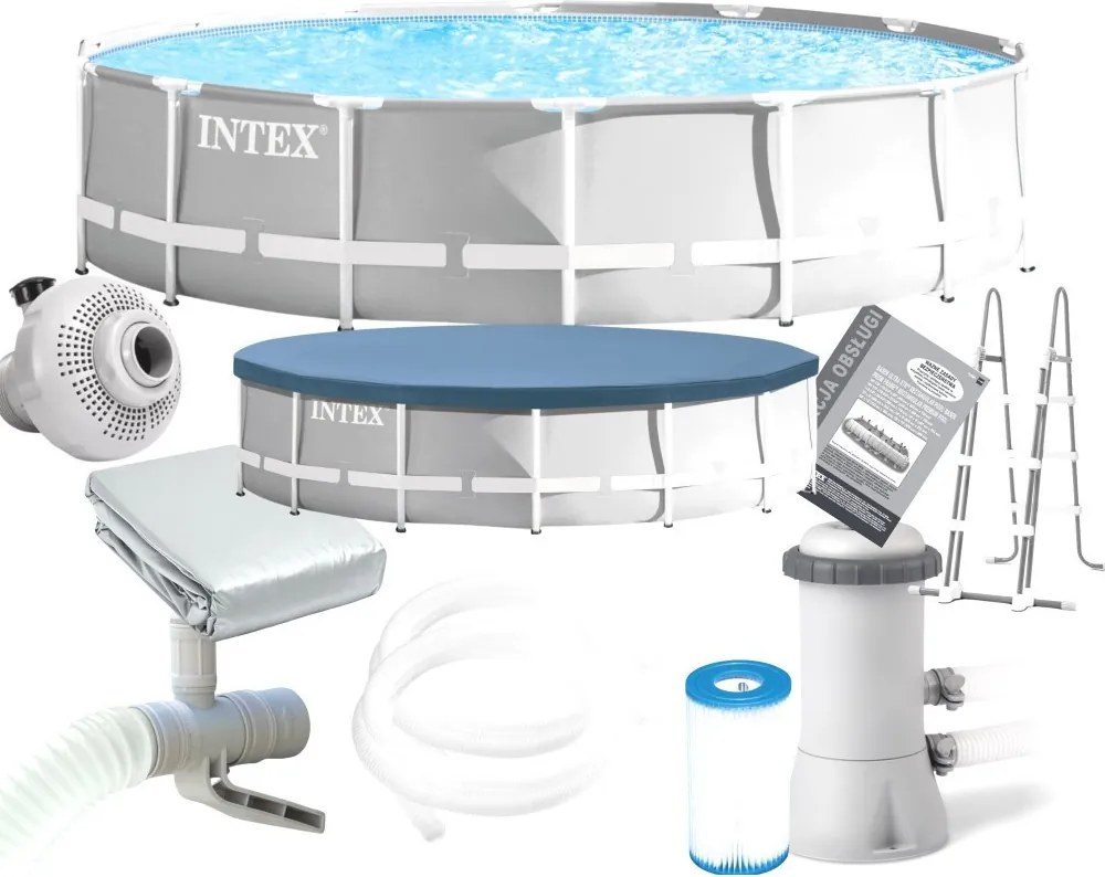 INTEX MetalPrism Set fémvázas medence 427 x 107 cm (26720)
