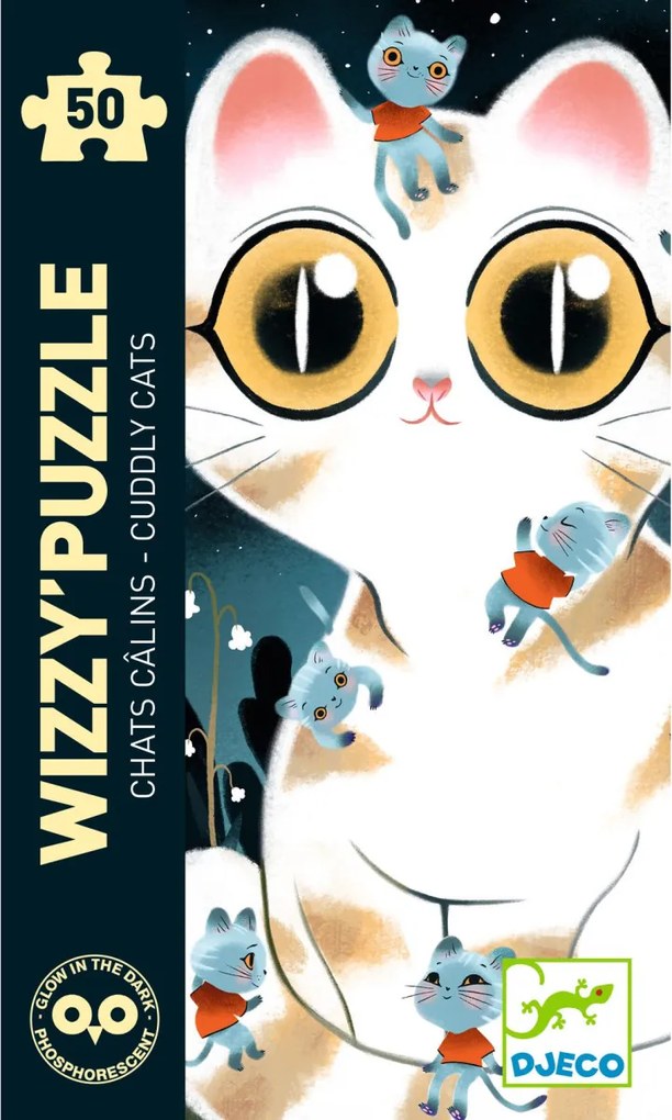 Varázs puzzle - Macskusz, 50 db-os - Cuddly cats