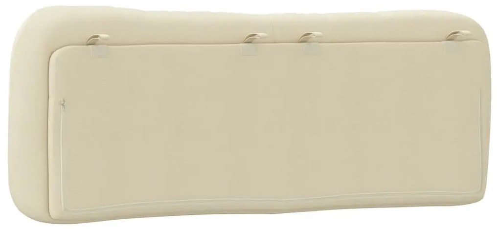 krémszínű szövet fejtámla párna Hvar 120 cm