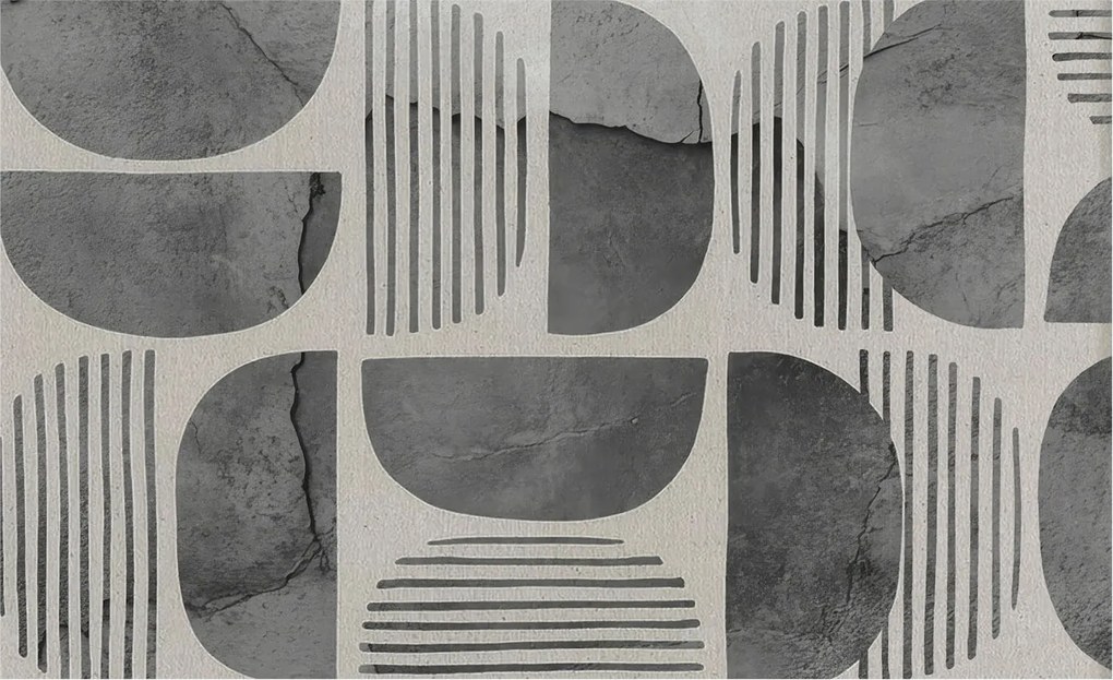 Fotótapéta Flizelina falra 3D Loft Geometriai formák 416x254 Ragasztó