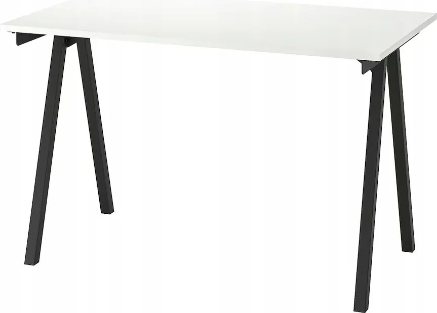 Ikea Trotten Íróasztal fehér/antracit 120x70 cm