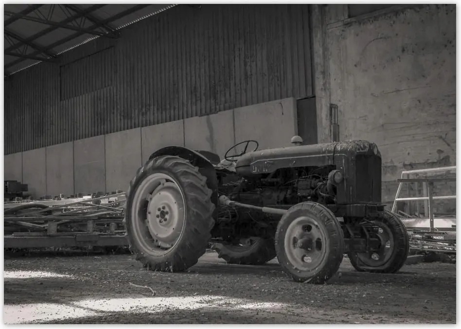 Poszterek A0 Szint Antik régi traktor