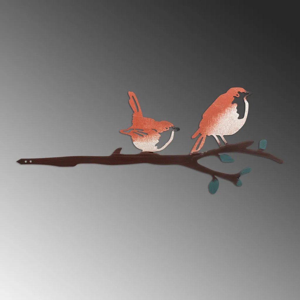 Bird fém kerti dísztárgy, 22×55 cm