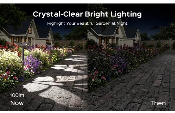 Immax 08518L - SUN BUTTERFLY LED napelemes lámpa 1,5 W/3,7 V 3000/6000 K IP65 1500 mAh