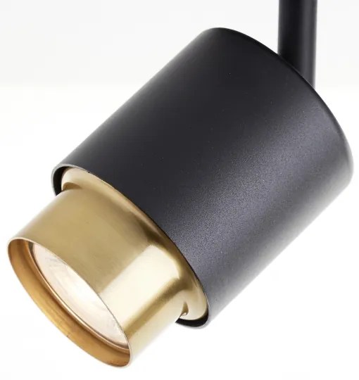 Brilliant - COVELO LED spotlámpa 3xGU10/5W/230V fekete/arany