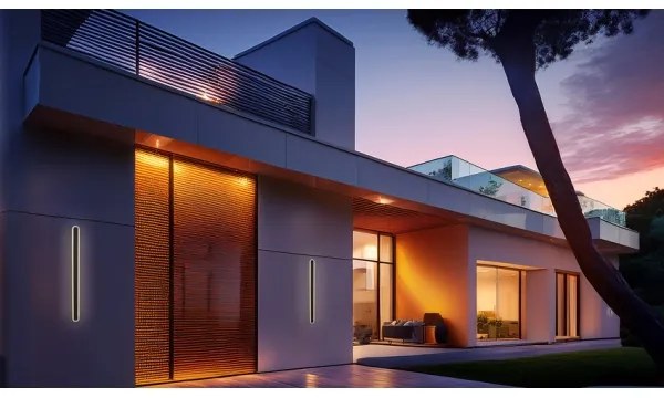 LED Kültéri fali lámpa STICK LED/28W/230V IP65 3000K 90 cm