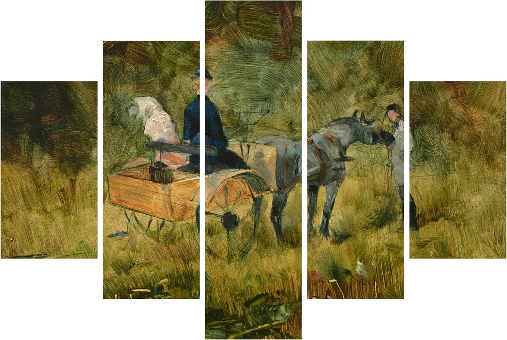 Kép - Henri de Toulouse-Lautrec, The Trap, reprodukciók (150x105 cm)