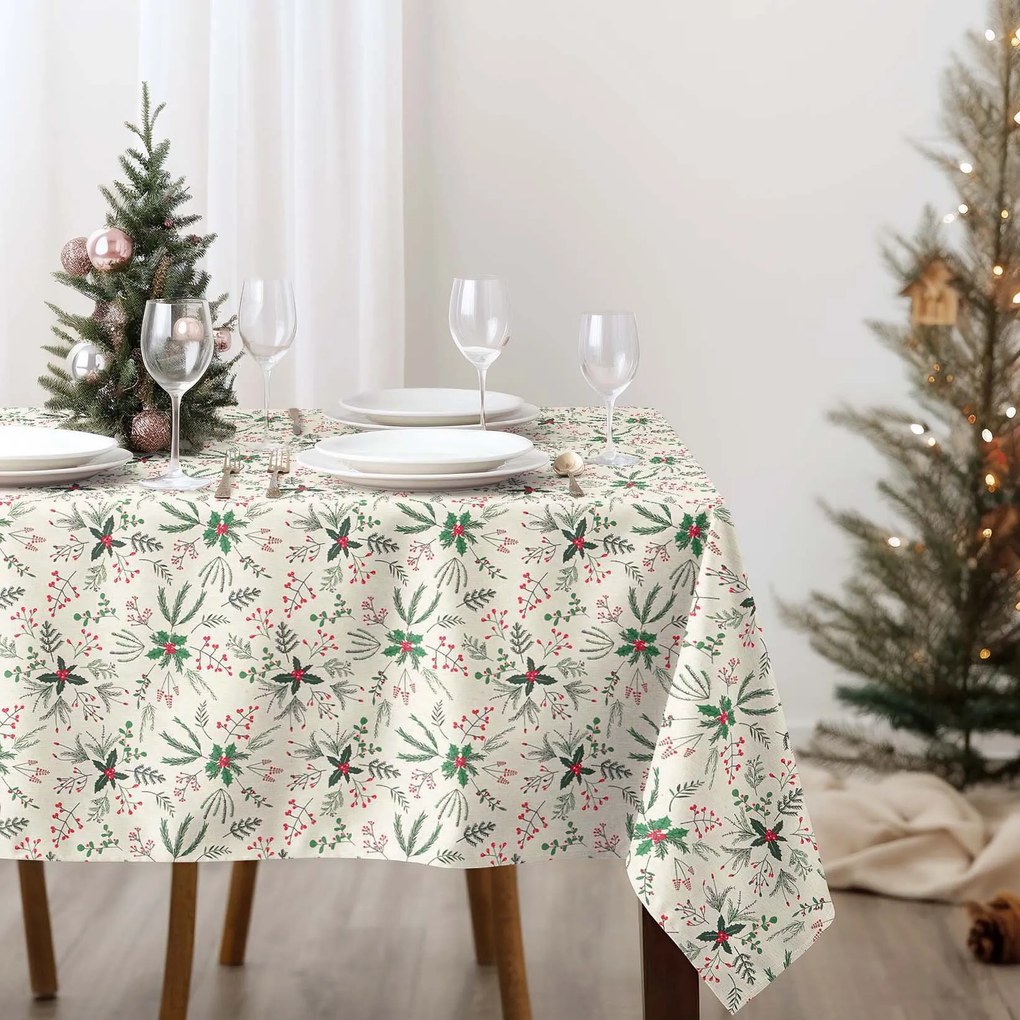 Goldea szögletes terítő valencia - erdei ágcskák 100 x 140 cm