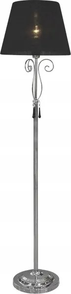 Állólámpa Soul 4977/1F fekete, kristályokkal