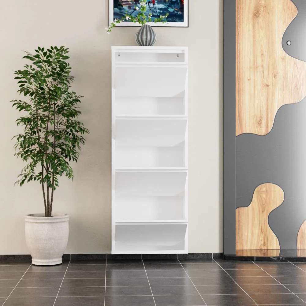 Cipősszekrény, fehér, 50 cm – TR159ORN1105