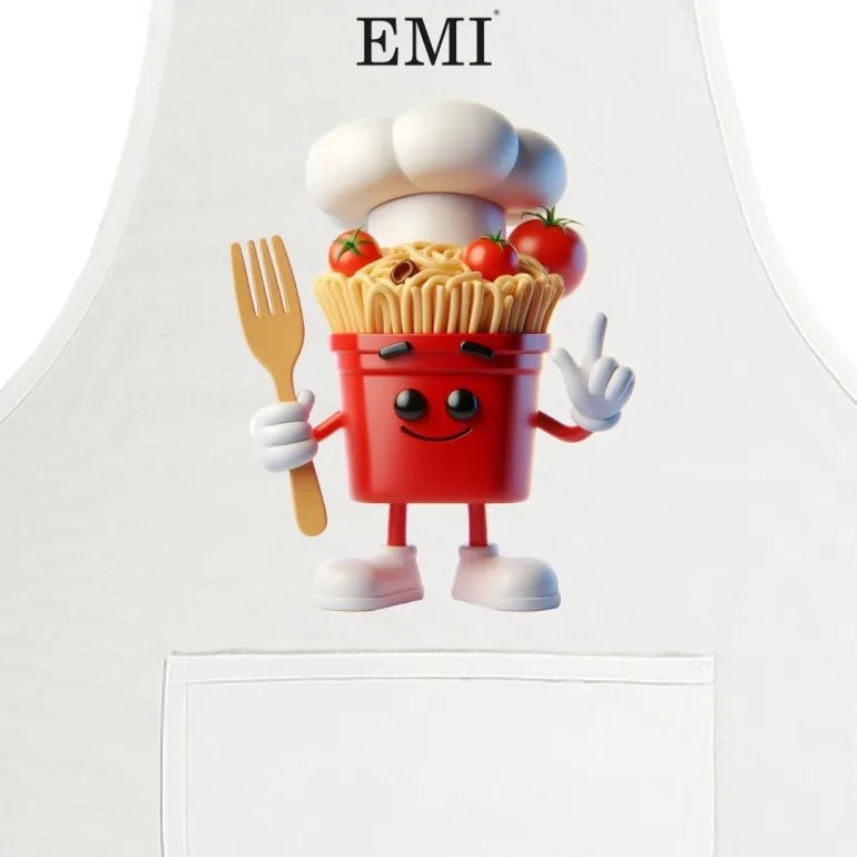 EMI Pasta konyhai kötény, Fehér