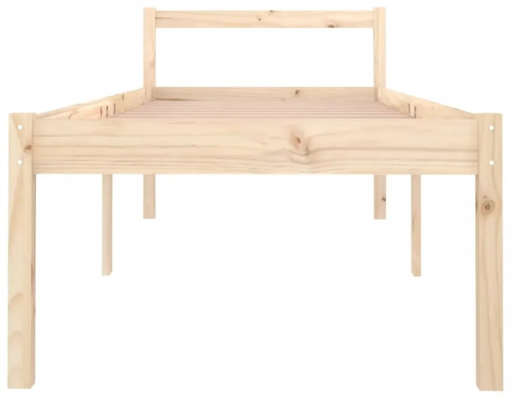 tömör fenyőfa ágy időseknek 90 x 200 cm