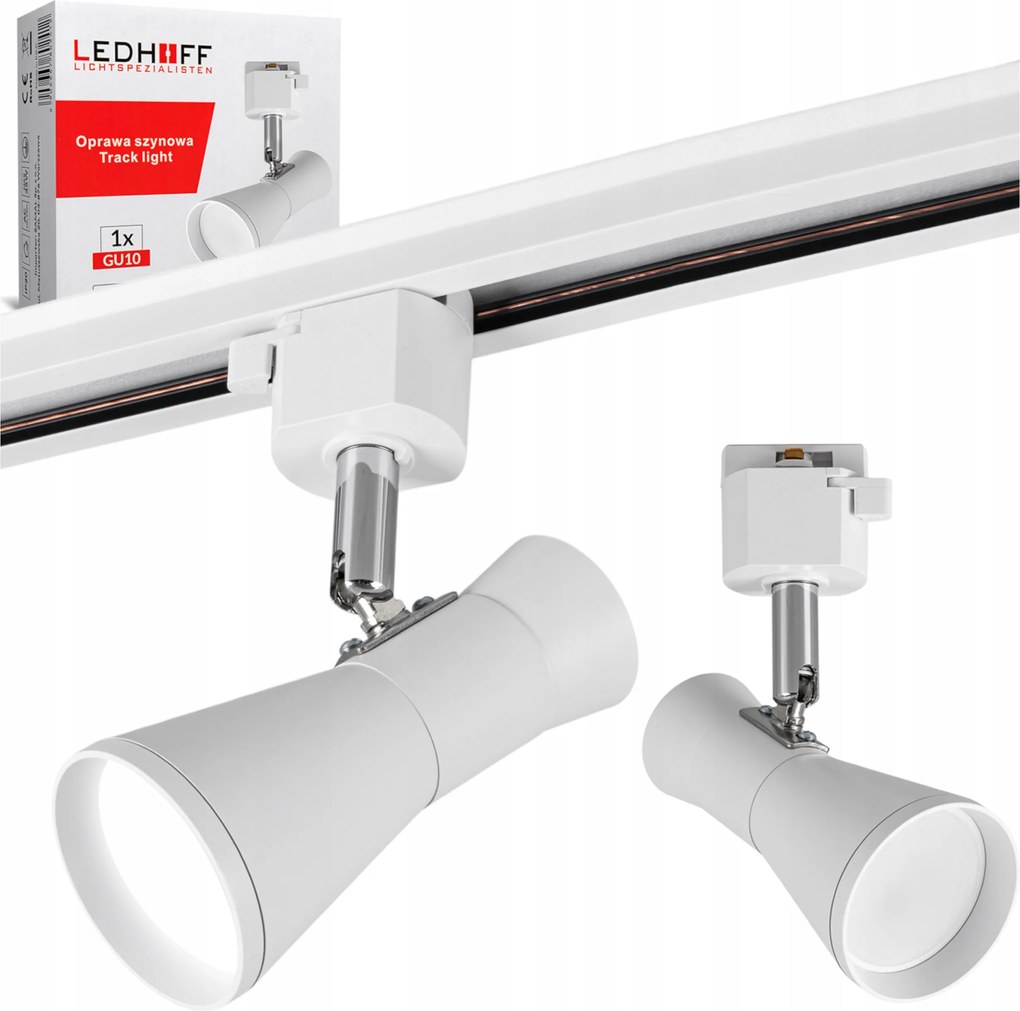 Sínre szerelhető lineáris Led lámpatest GU10 sínre szerelhető lámpa fehér Spot