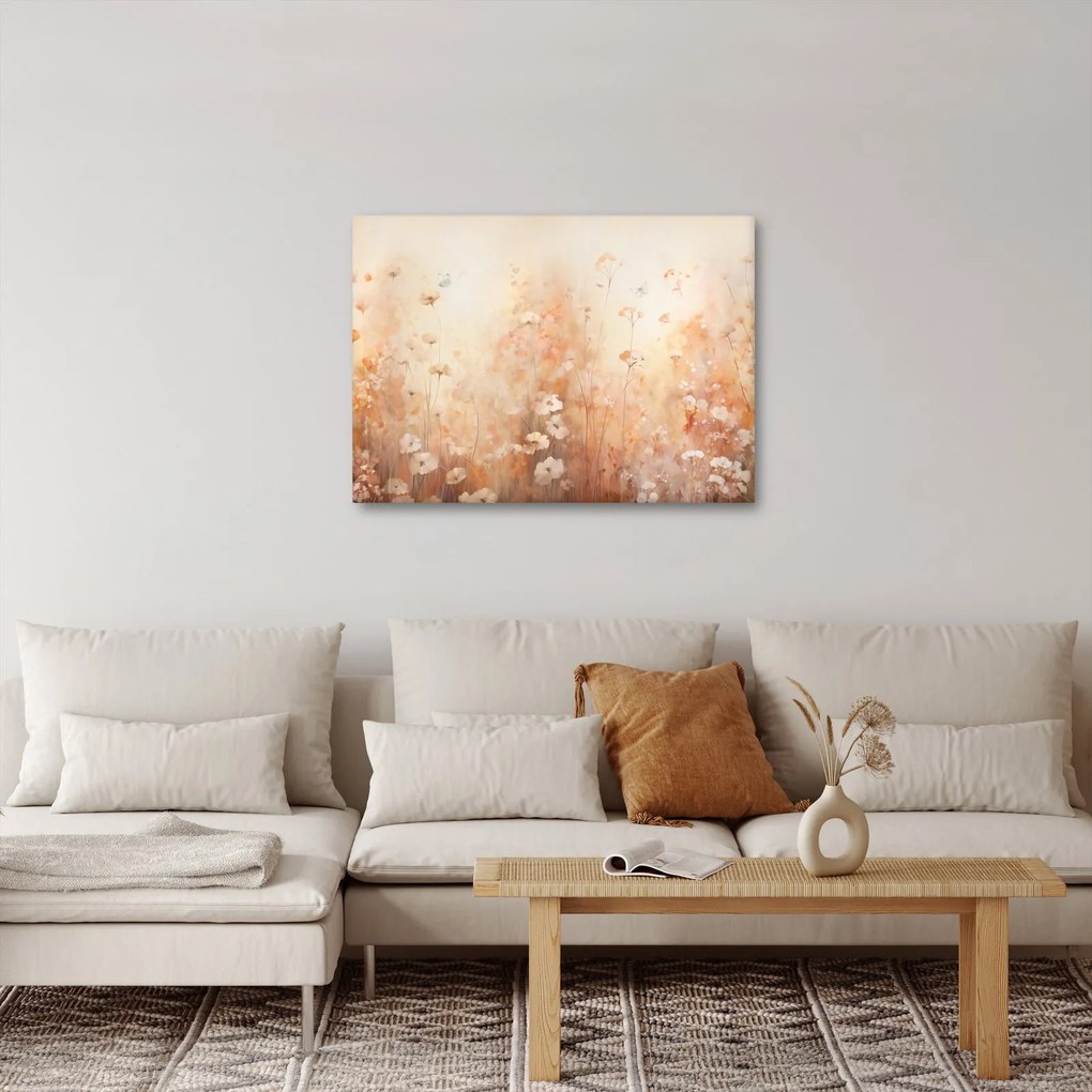 Kép - Vadvirágok mintája (70x50 cm)