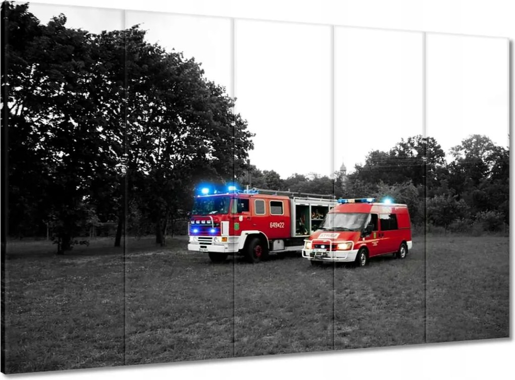 Vászonkép 100x70 Tűzoltóság