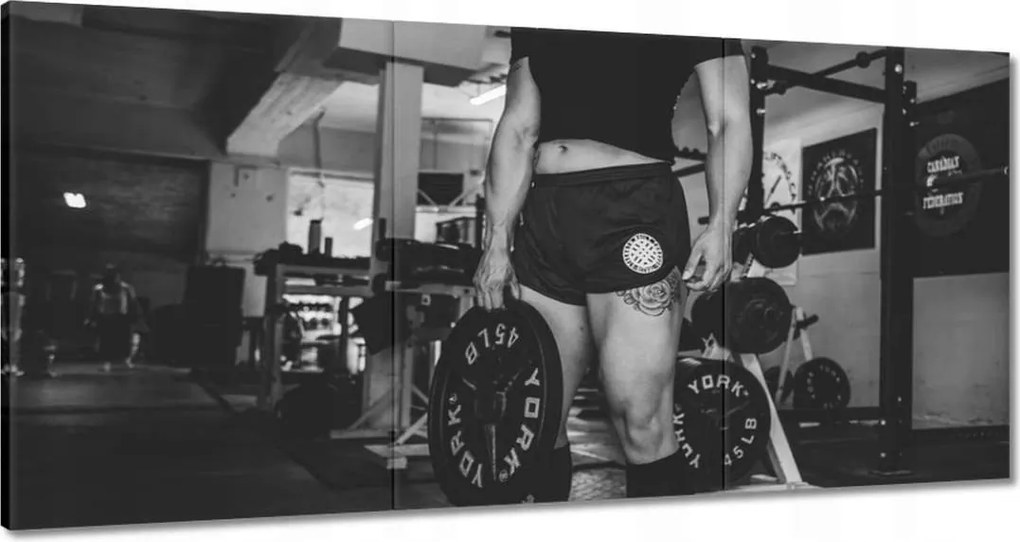 Vászonkép 60x30 Edzőterem Edzés Teljesítmény