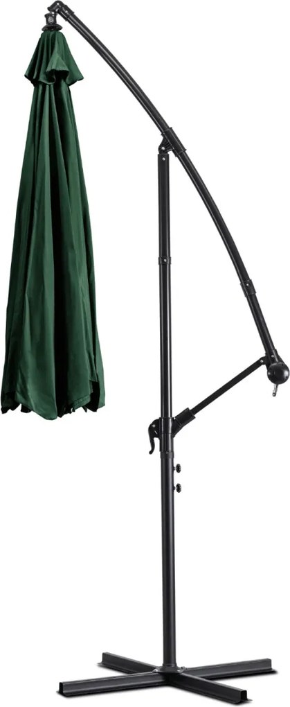 Kerti napernyő zöld színben AKRON