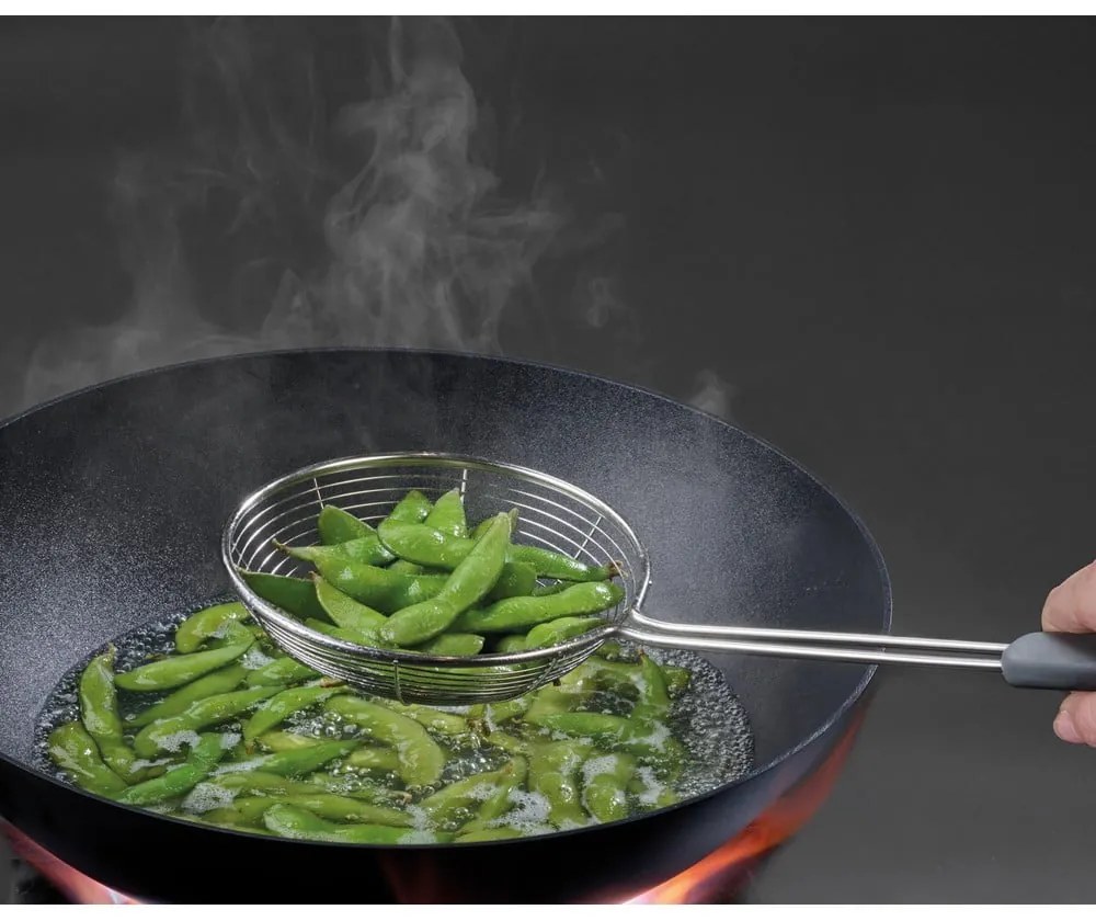 Rozsdamentes acél konyhai eszköz készlet 3 db-os Fusion Wok Set – Joseph Joseph