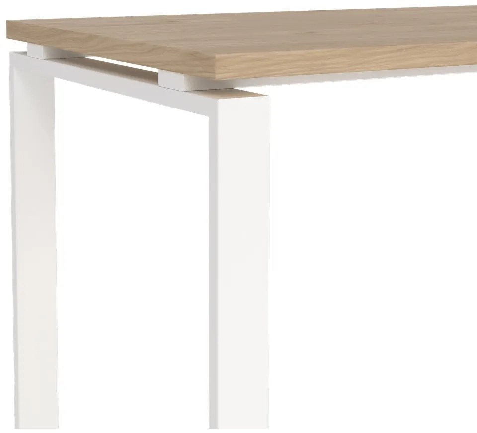 Íróasztal tölgyfa dekoros asztallappal 60x120 cm Sign – Tvilum