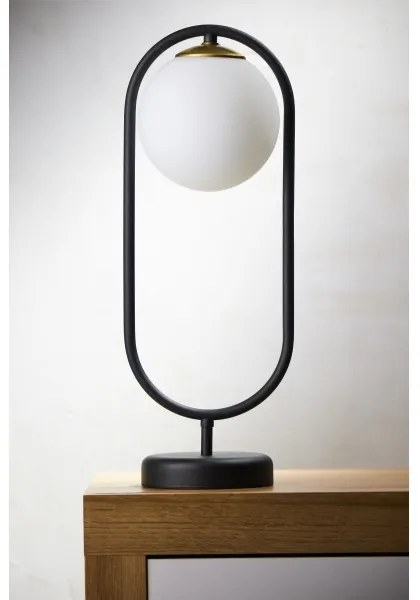 Jupiter 2044 - Asztali lámpa IGON 1xE14/40W/230V fekete