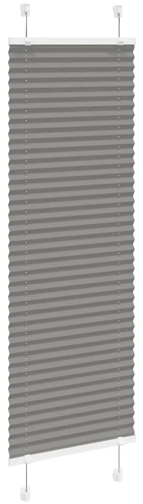 pliszírozott redőny antracit 50x100 cm szövetszélesség 49,4 cm