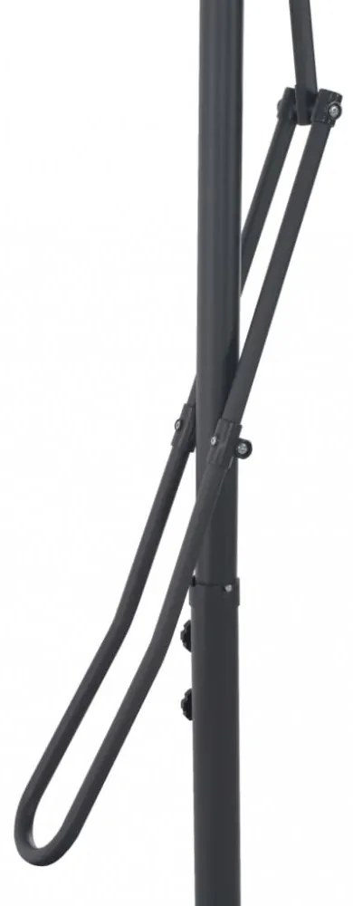zöld kültéri napernyő acélrúddal 300 cm