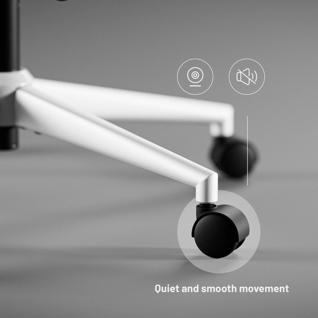 Ergonomikus irodai szék világosszürke Diablo V-Light