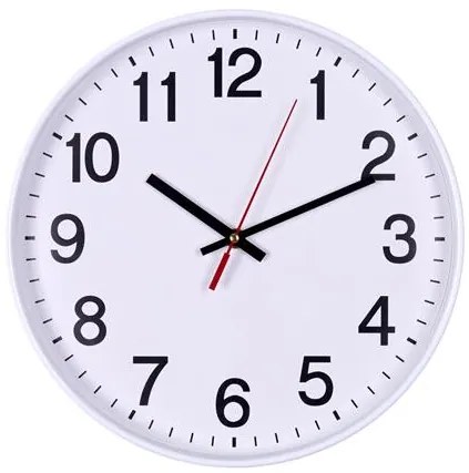 Falióra, 34 cm, OFFICE PRODUCTS, fekete keret (D341105)