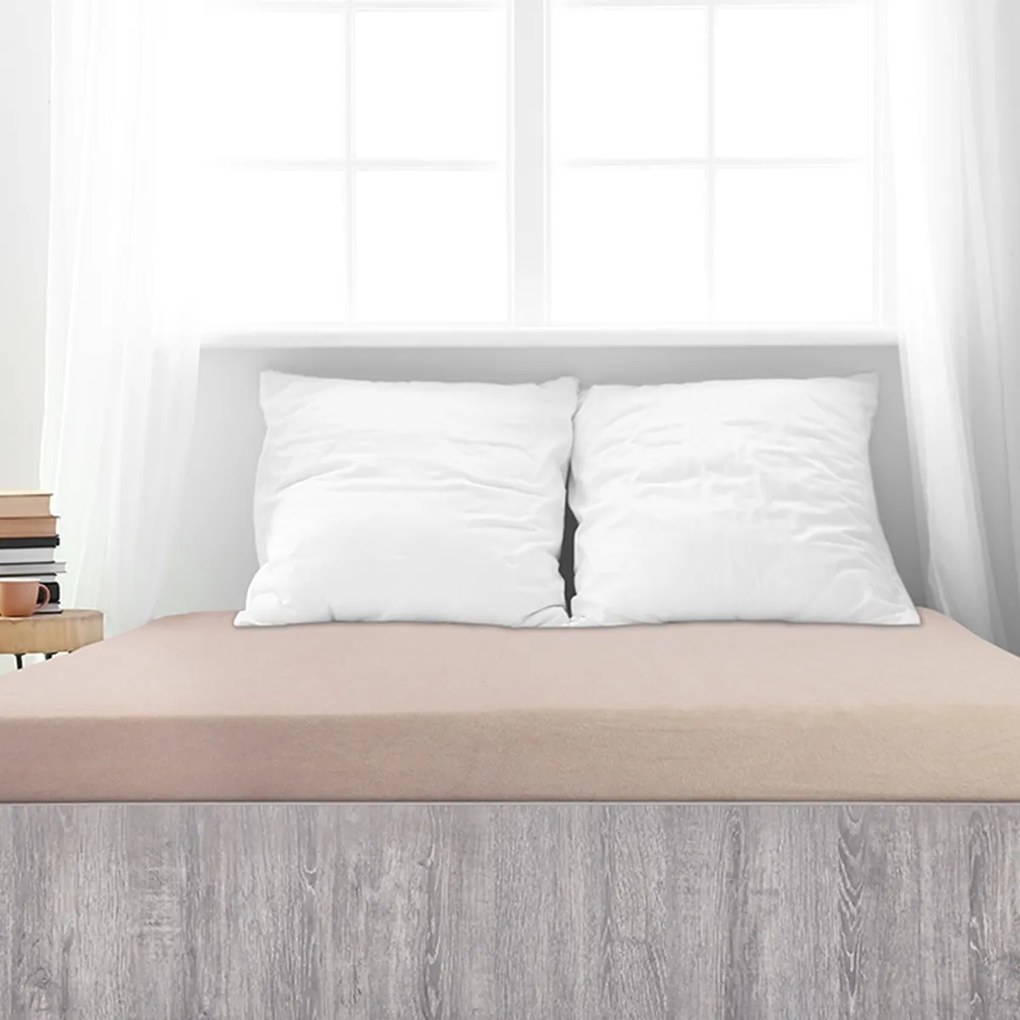 4Home Perfect frottír lepedő kávé, 90 x 200 cm, 90 x 200 cm