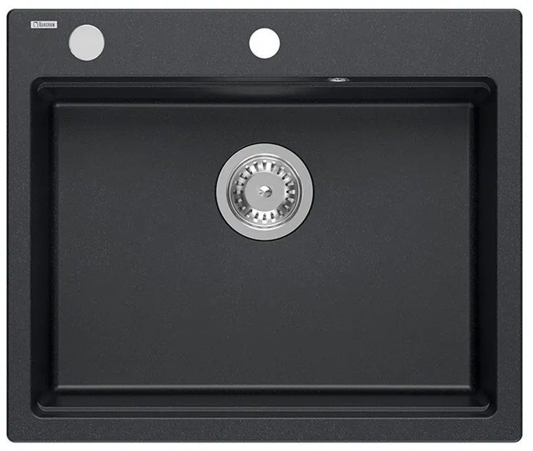 gránit mosogató KURT 110 WORKSTATION Black Dotted