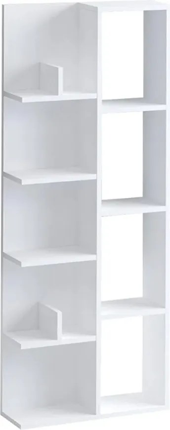 Polcos tároló könyvespolc 60x18x150cm barna KH12-1